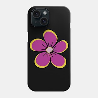 purple blooming flower, flowery, floral pattern, bloom Phone Case