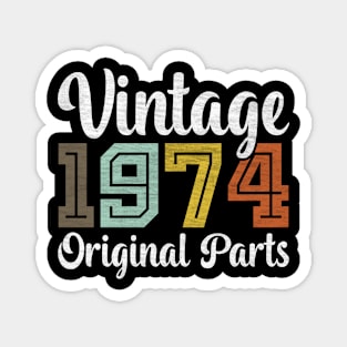 Vintage 1974 Original Parts Magnet