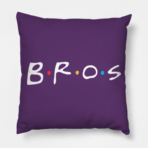 Bros Pillow by rakelittle