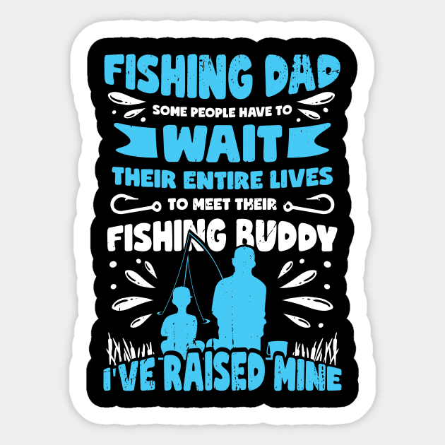 Proud Fishing Dad Fisher Son Father Gift