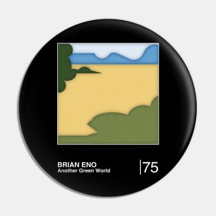 Another Green World / Original Minimalist Graphic Artwork Design Pin