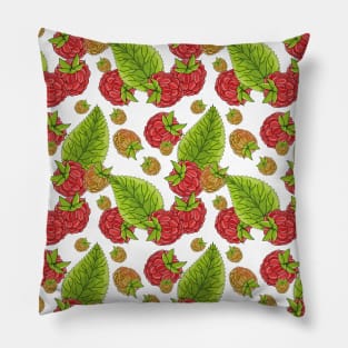 Raspberries Pillow