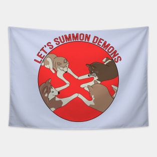 Let's Summon Demons Tapestry