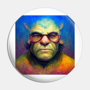 Ogre Glasses Pin