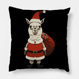 Christmas Funny Cute Llama Pillow