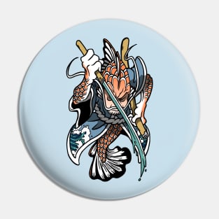 Koi Shogun Pin