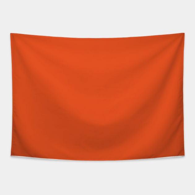 Bright Orange Plain Solid Color Tapestry by squeakyricardo