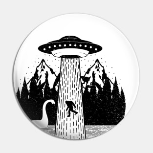 Bigfoot Ufo Abduction Pin