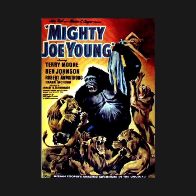 Classic Kaiju Monster Movie Poster - Mighty Joe Young by Starbase79