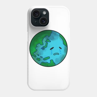 Sad Planet Earth Phone Case