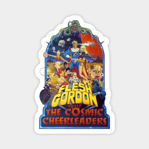 Flesh Gordon Magnet by TEEVEETEES