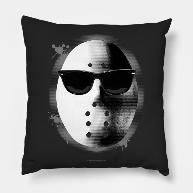 Cool Hockey Goalie Pillow by eBrushDesign