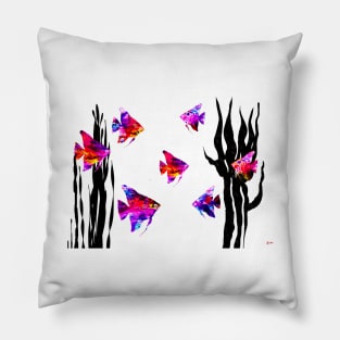 Red Fishes Pillow