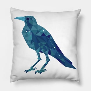 Geometric raven constellation Pillow