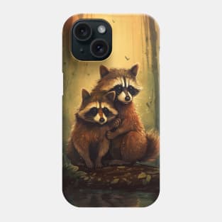 Raccoon lover Design – trash panda twins Phone Case