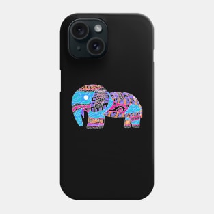 Elephant wonder pattern art Phone Case