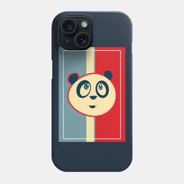 Panda Retro 3 Phone Case by adamzworld