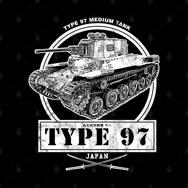 Type 97 Japanese WW2 Tank by rycotokyo81