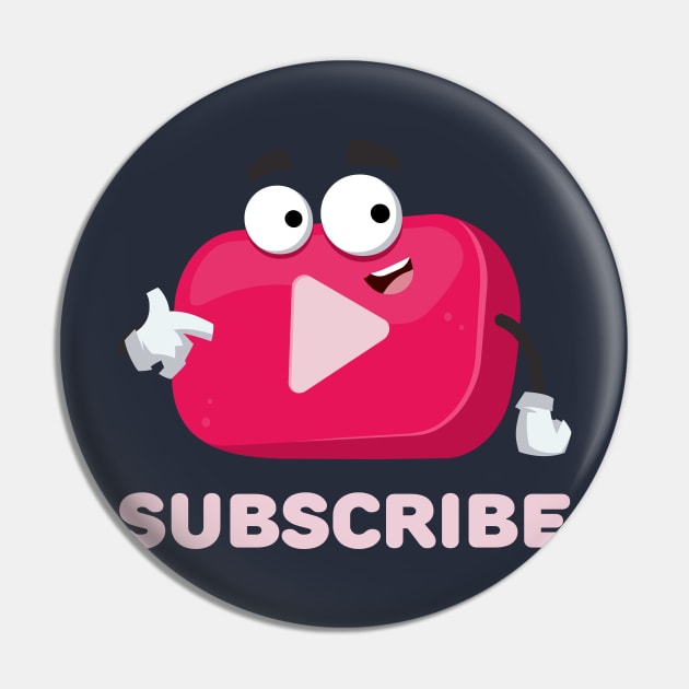cartoon video player vlog icon subscribe Pin by VizRad