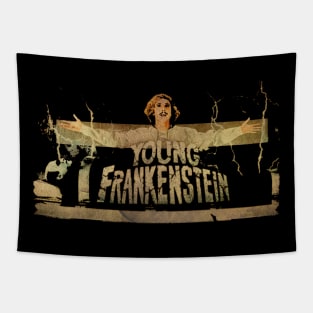 young frankenstein 2 vintage retro art Tapestry