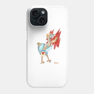 Dodo painter paints the town red mug teeshirt, card, sticker apparel Phone Case