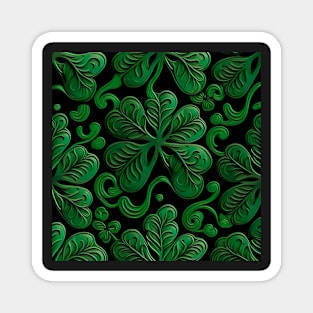 Saint Patrick's day shamrock 3D pattern Magnet