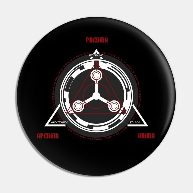 Midichlorians Symbol Dark Pin by LexDomo