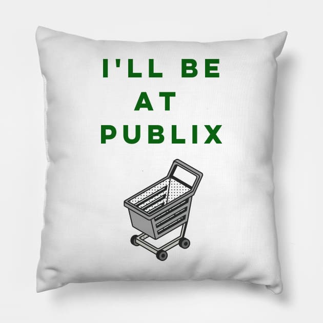 shopping tee Pillow by Lindseysdesigns