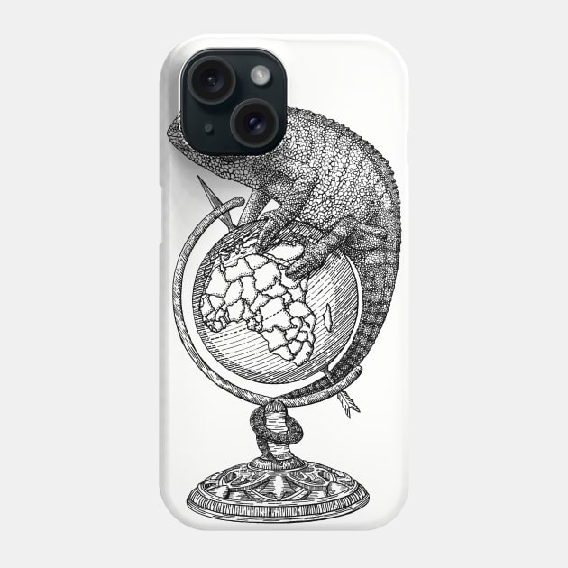 "Globe Trotter" Phone Case by Collywobbles Originals