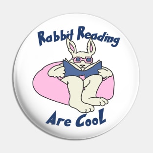 Rabbit Reading are cooL Pin