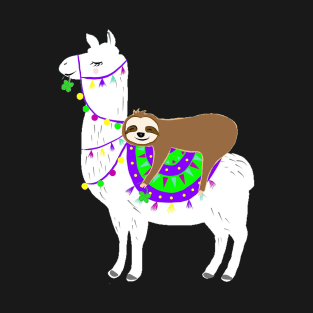 Lucky Llama and Sloth T-Shirt