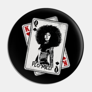 Retro Flo Milli Rapper Card Style Pin