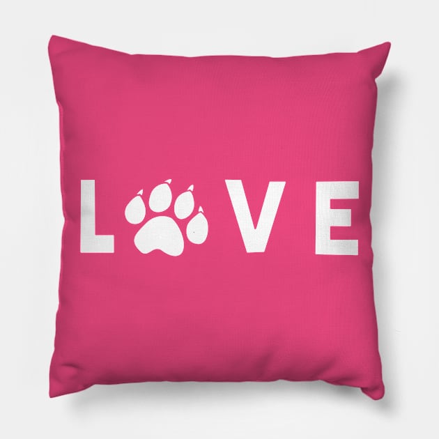 Love Dogs Pillow by SillyShirts