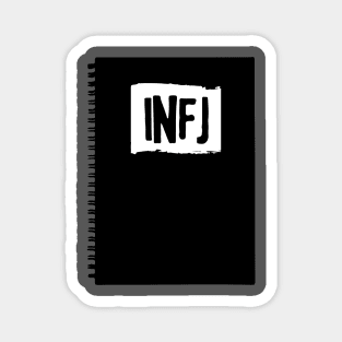 Unknown Rarest INFJ Personality Type Loves Book Introvert Reader Dark Humor Jokes Magnet