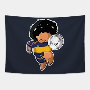 Diego Maradona Boca Juniors 3 Tapestry