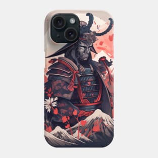 samurai in ancient japanese armor Phone Case