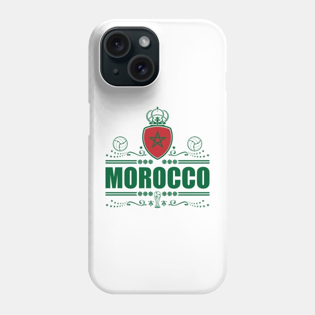 MOROCCO FOOTBALL GIFTS | VIGNETTE LINEART Phone Case by VISUALUV