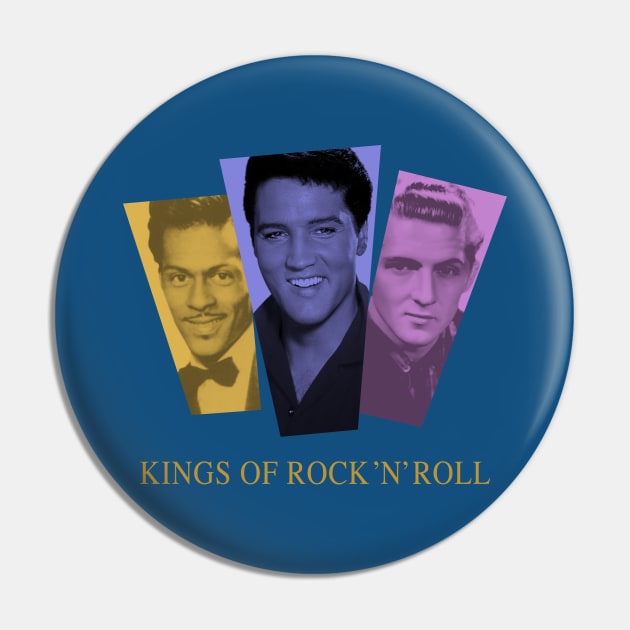 Three Kings of Rock ‘n’ Roll Pin by PLAYDIGITAL2020