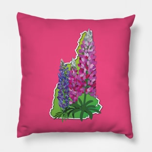 New Hampshire Lupines Pillow