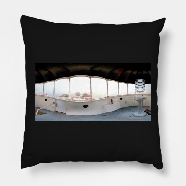 East Brother Island Light Station Pillow by randymir