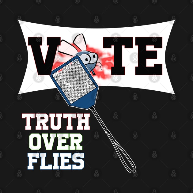 truth over flies fly swatter by OnlineShoppingDesign