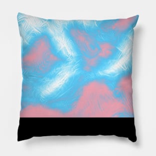 Trans Pride Abstract Fractal Fog Pillow