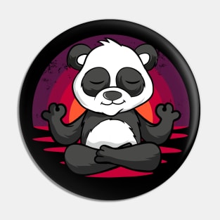 Yoga Panda Pin