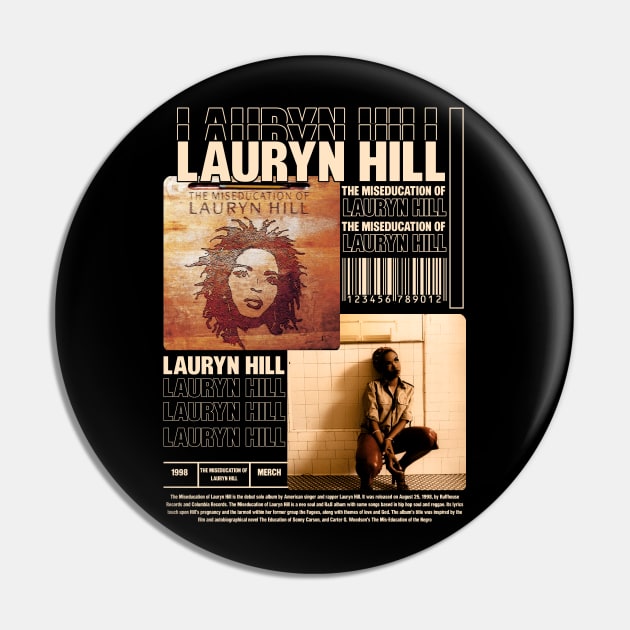 Lauryn Hill Fugees The Famous Vintage Retro Rock Rap Hiphop Pin by beckhamwarren
