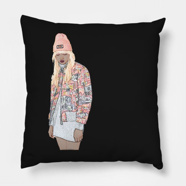 Street Style Pillow by NuEbony