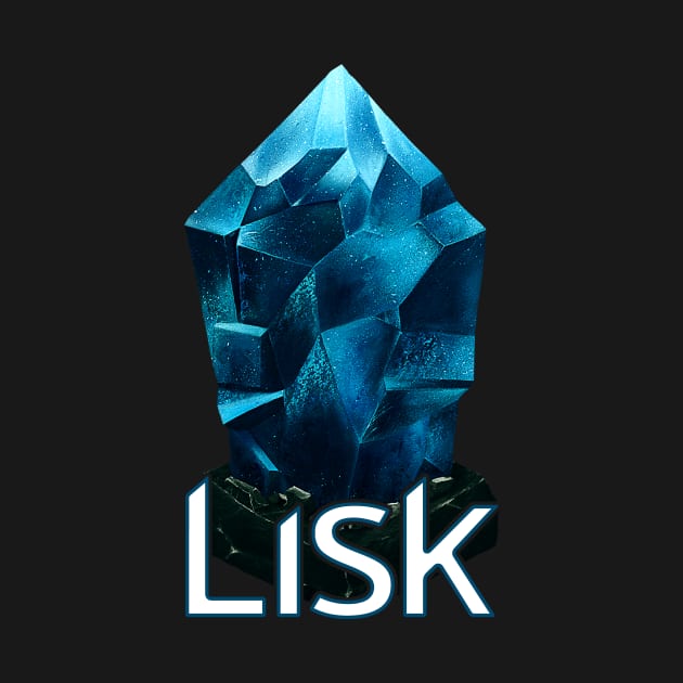 Lisk CryptoCurrency Logo. by CryptoTextile