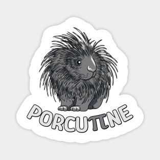 Porcupine Pi Funny Math Pun Cute Pi day for Men Women Kids Magnet