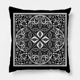 Arch Window Kaleidoscope IV - Sunweaver Pillow