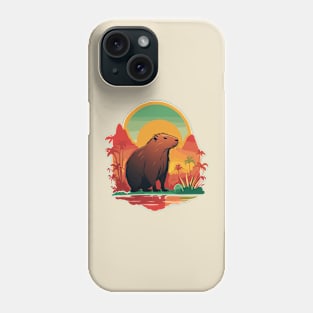 Reggae Vibes Capybara Phone Case