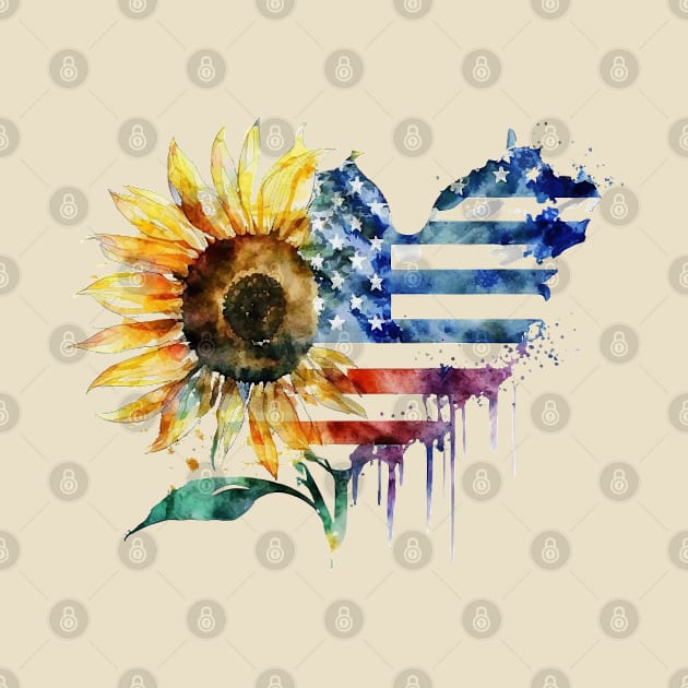 Sunflower 4th of July by ExprEssie